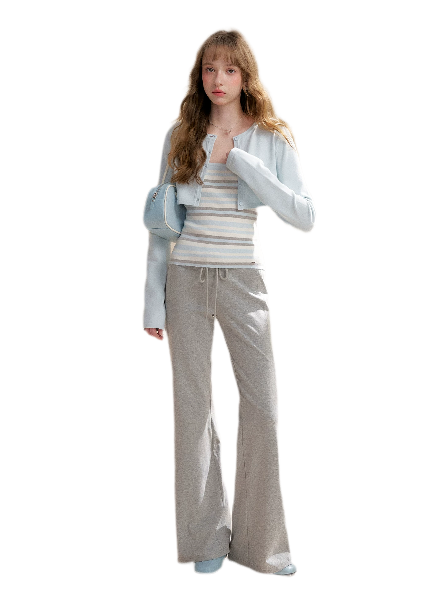 Knit Cardigan Cami Set