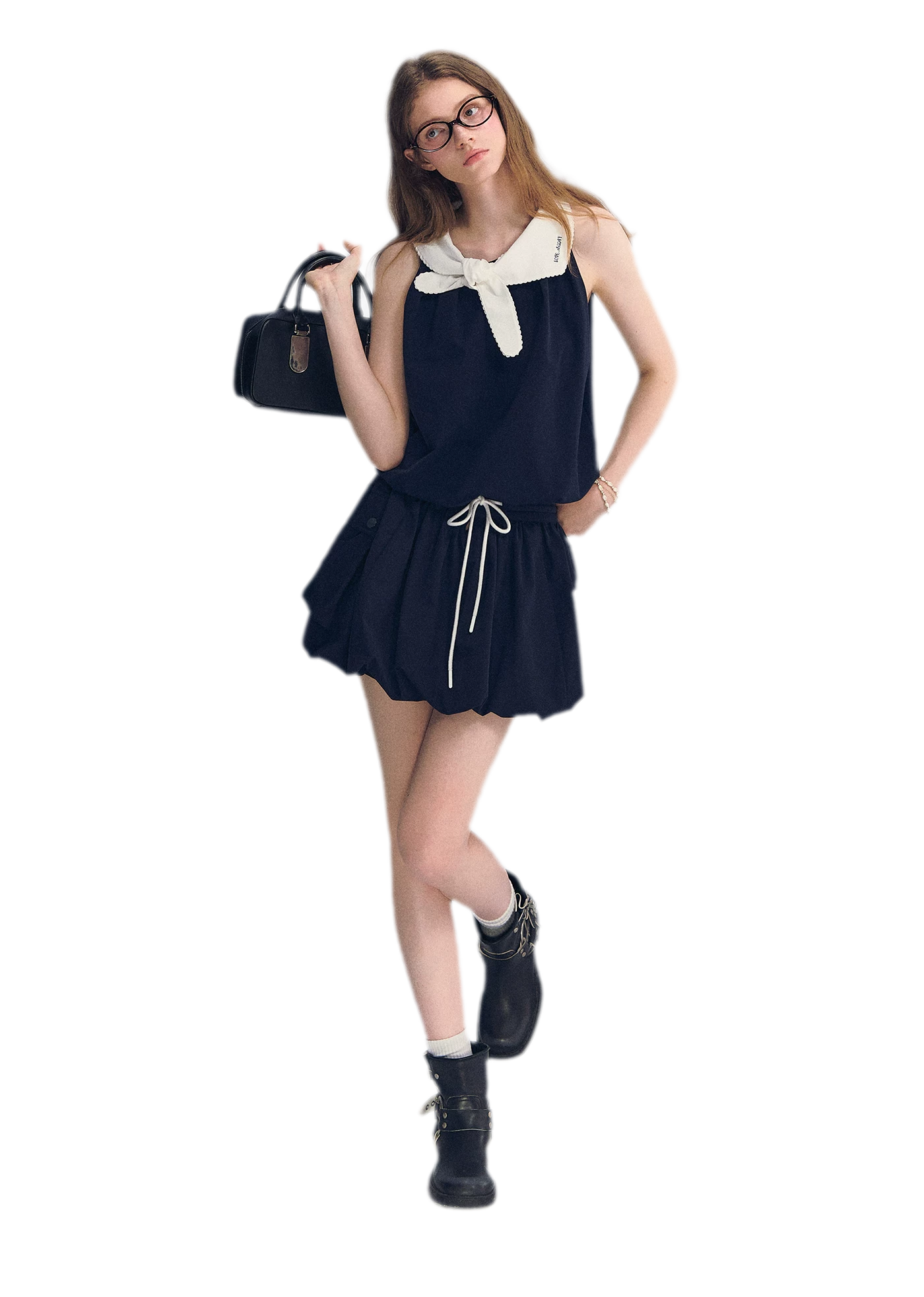 Rabbit Ear Peplum Top