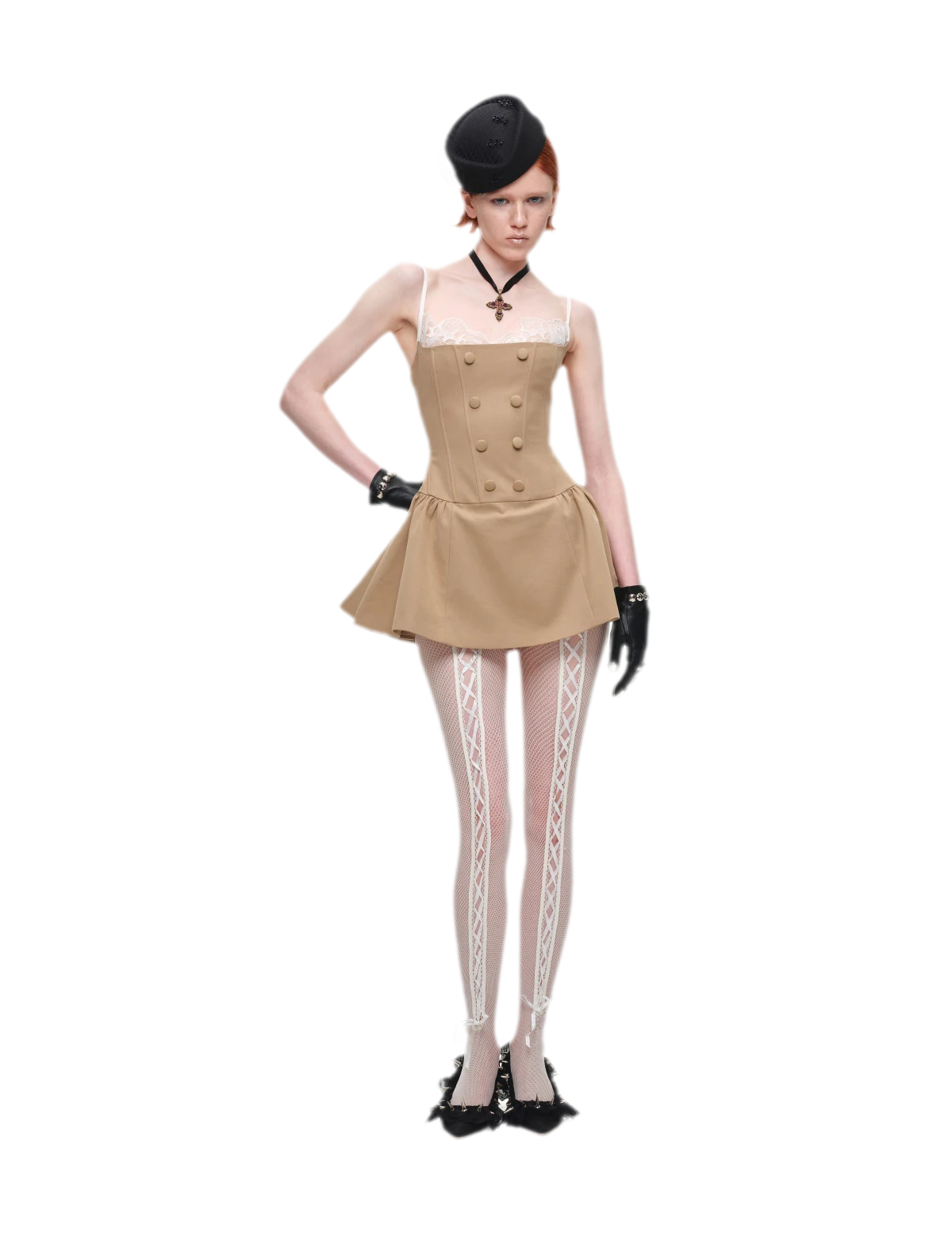 Lace Boned Cami Dress