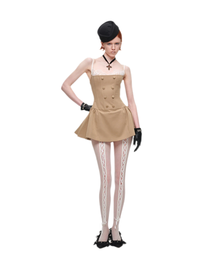 Lace Boned Cami Dress