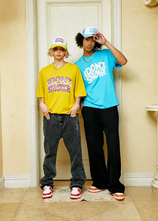 Street Style Logo Loose Fit T-Shirt