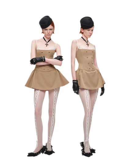 Lace Boned Cami Dress