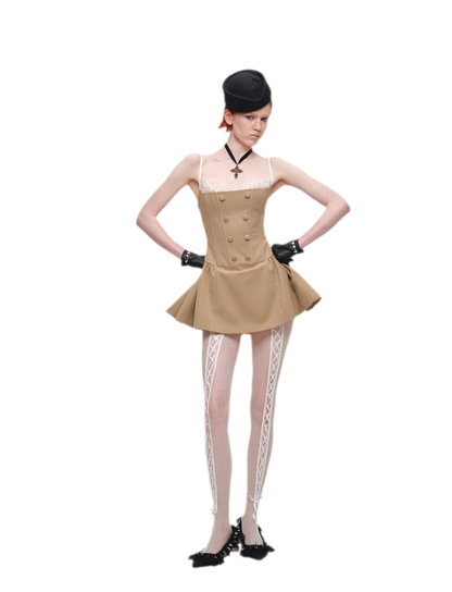 Lace Boned Cami Dress