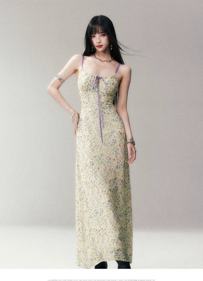 Iris Print Viscose Maxi