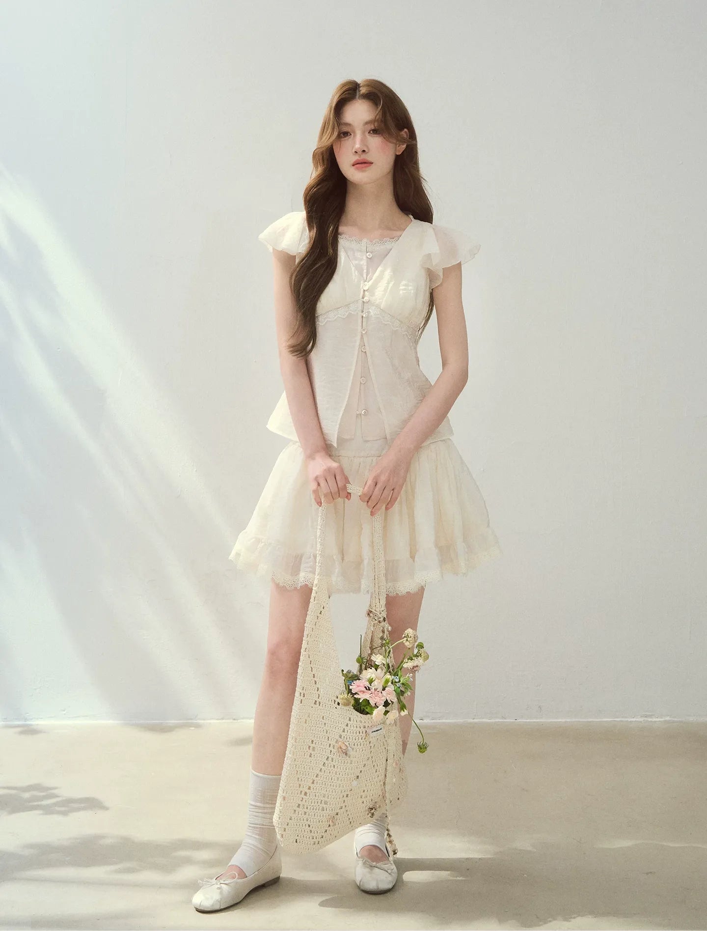 Shell Girl Blouse Skirt