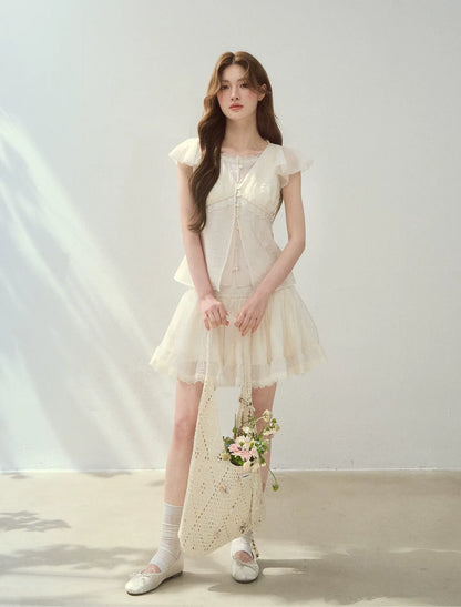 Shell Girl Blouse Skirt