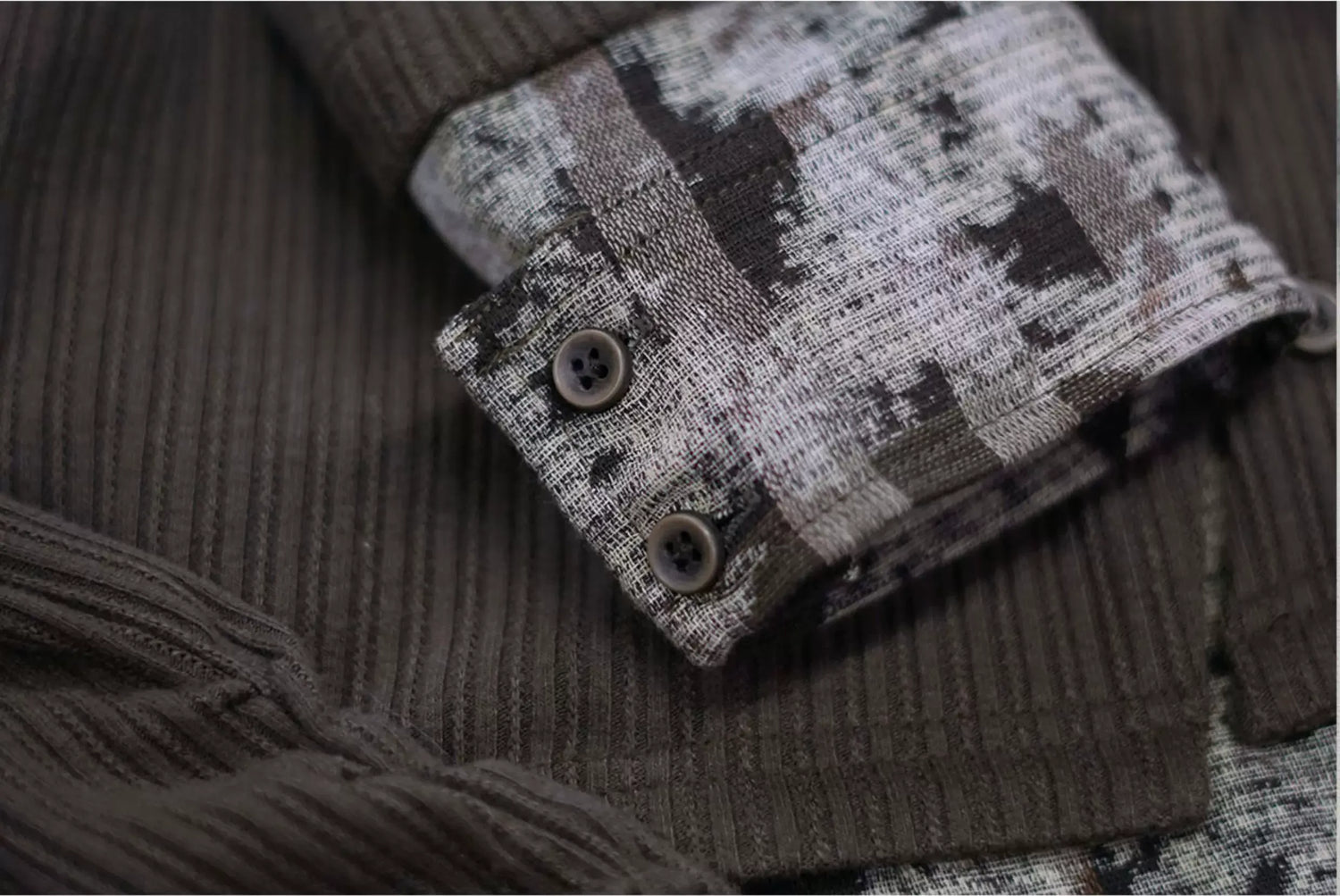 Faux Layered Patchwork Shirt