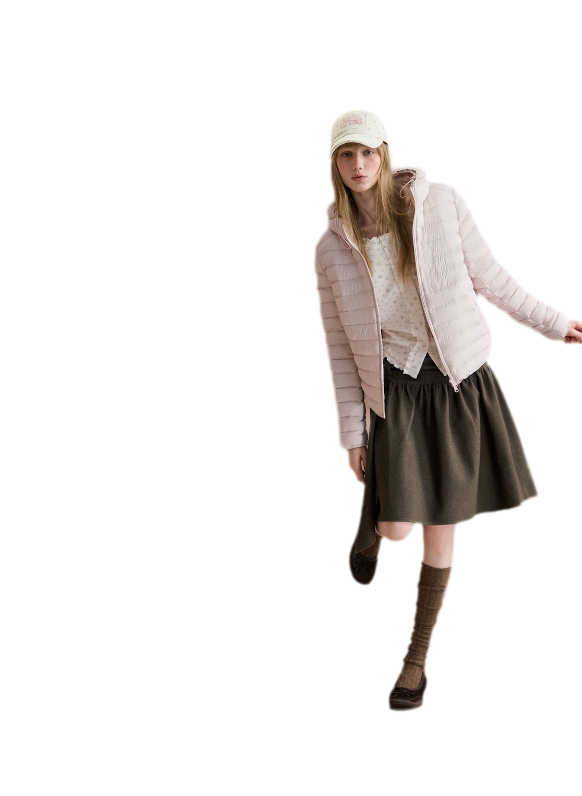 Lightweight Quilted Hooded Down Jacket