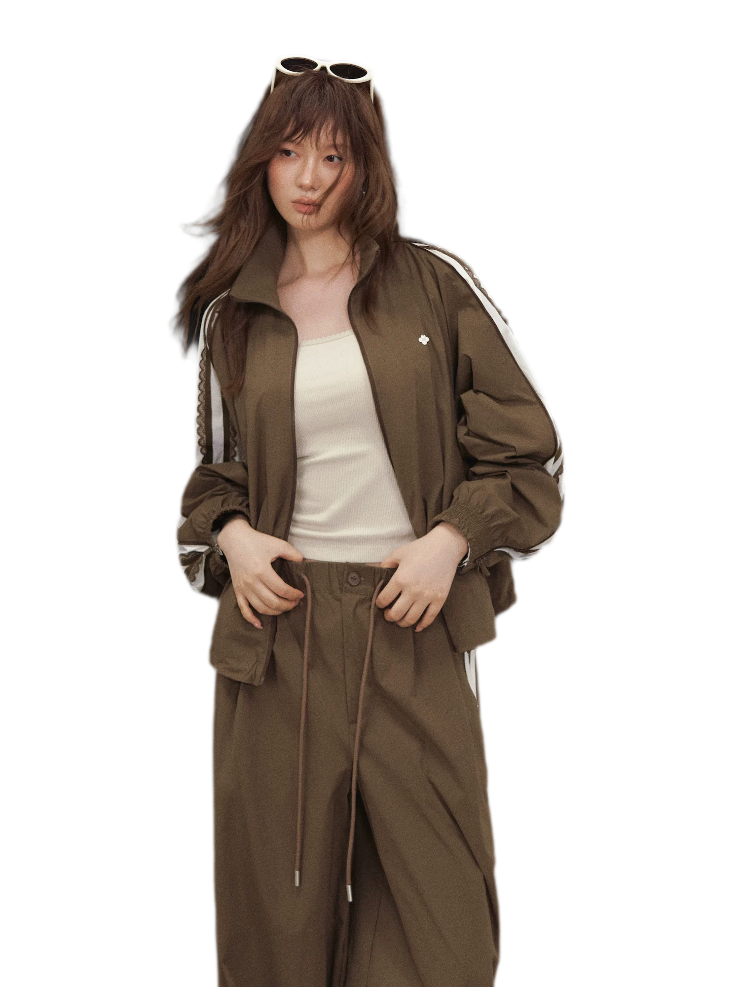 Structured Zipper Collar Jacket
