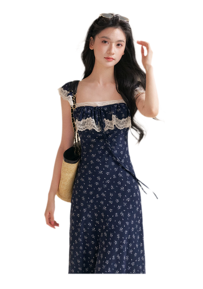 Lace Floral Camisole Dress