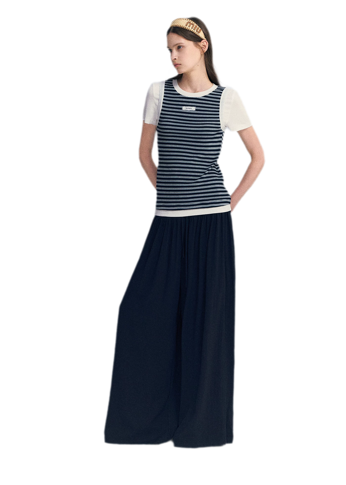Faux Two-Piece Tee