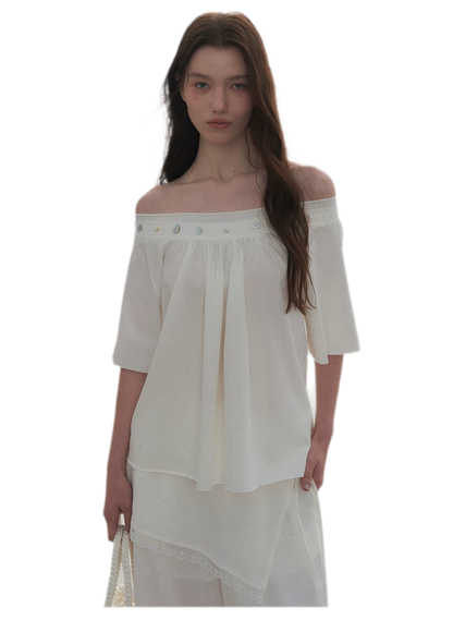Modal Asymmetric Draped Top