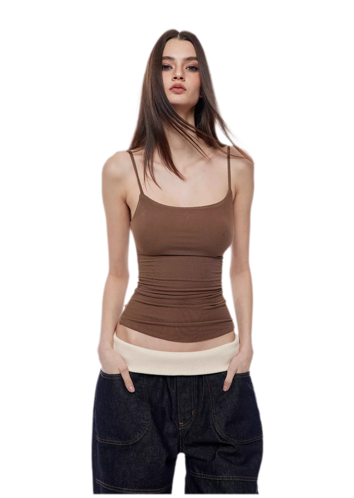 Layered Stretch Camisole Set