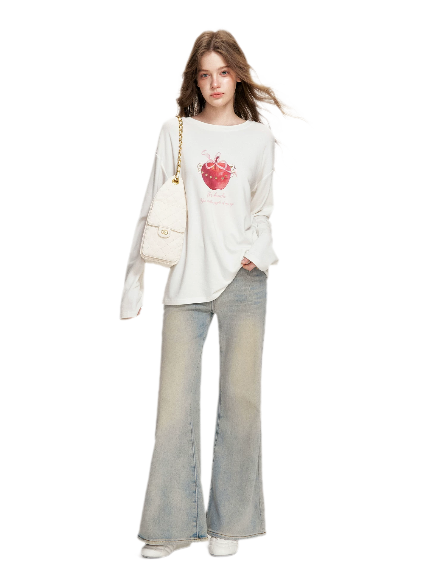 Sequin Apple T-Shirt