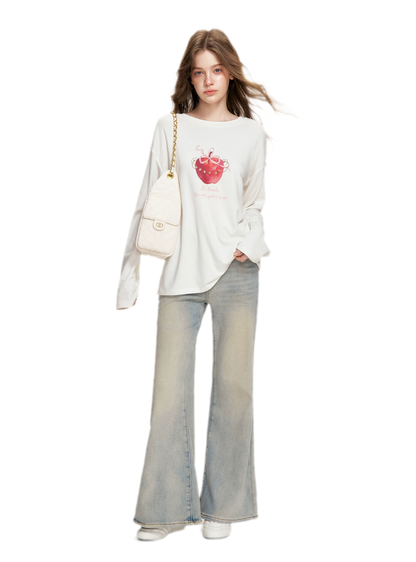Sequin Apple T-Shirt