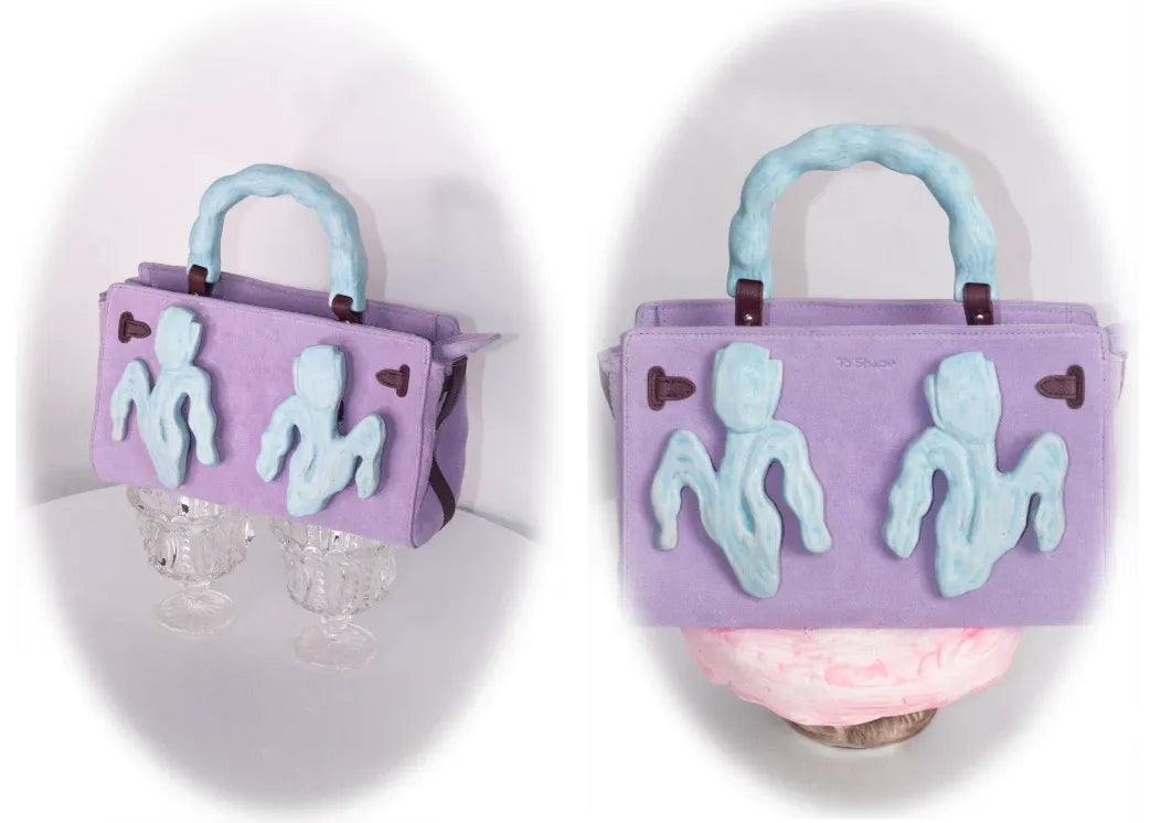 Handcrafted Ceramic Bow Bag