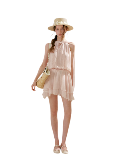 Lace Halter Dress
