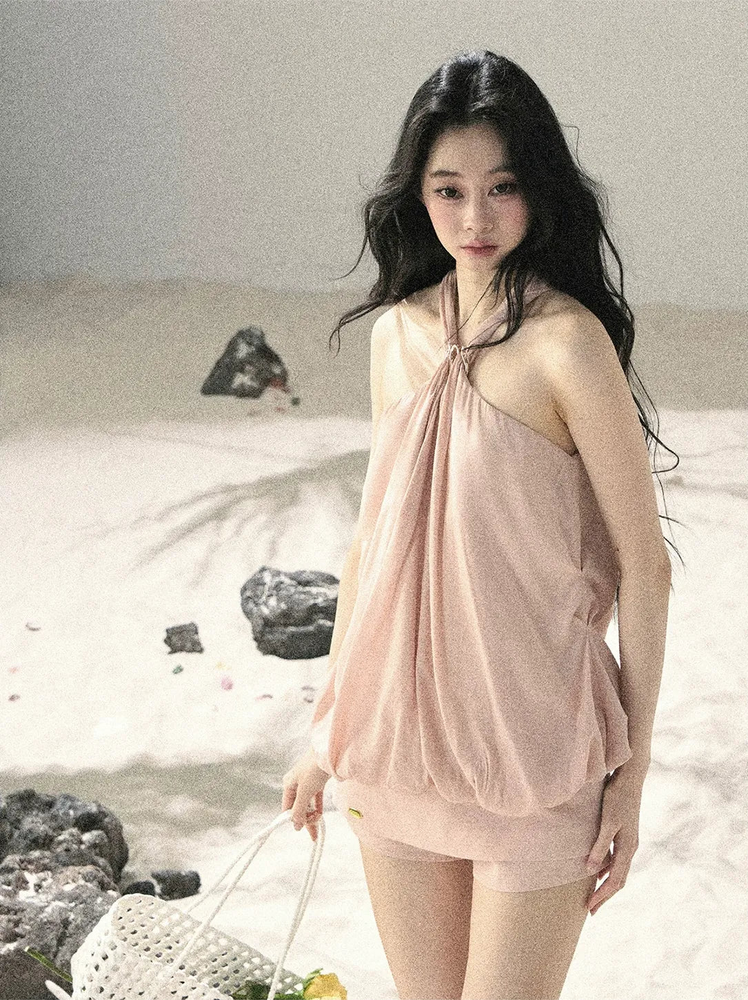 Misty Pink Culotte Set