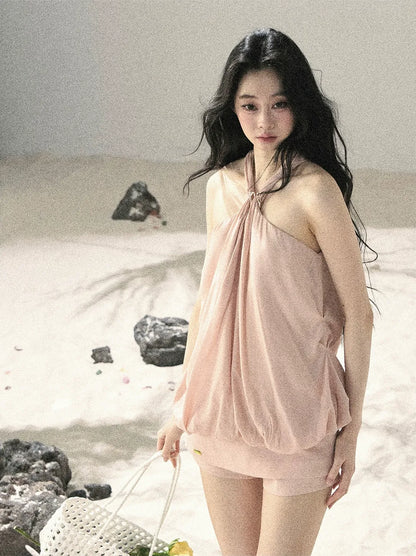 Misty Pink Culotte Set