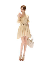 CYNR Beaded Off-Shoulder Dress – view 13