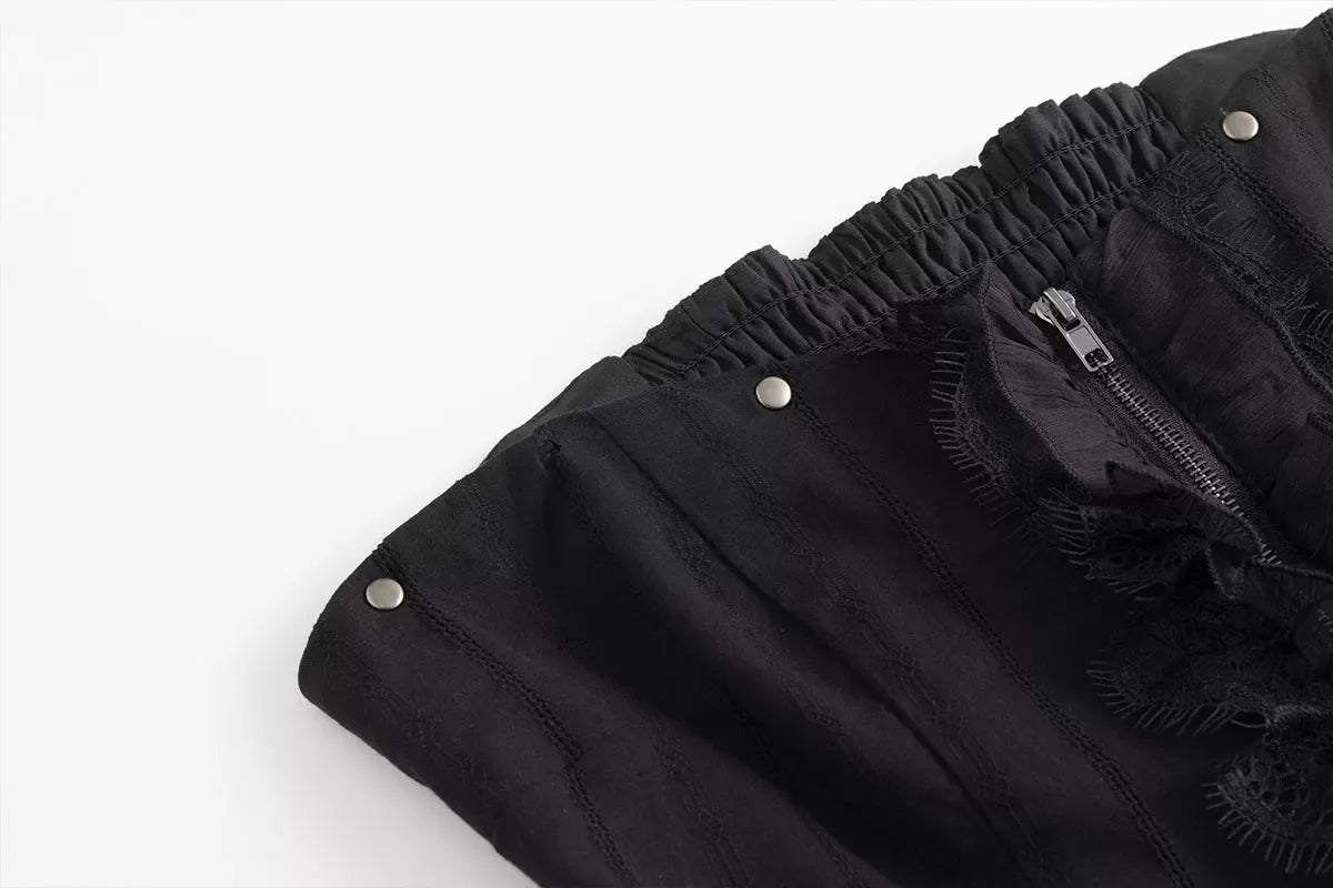 Punk Ruffle Lace Set