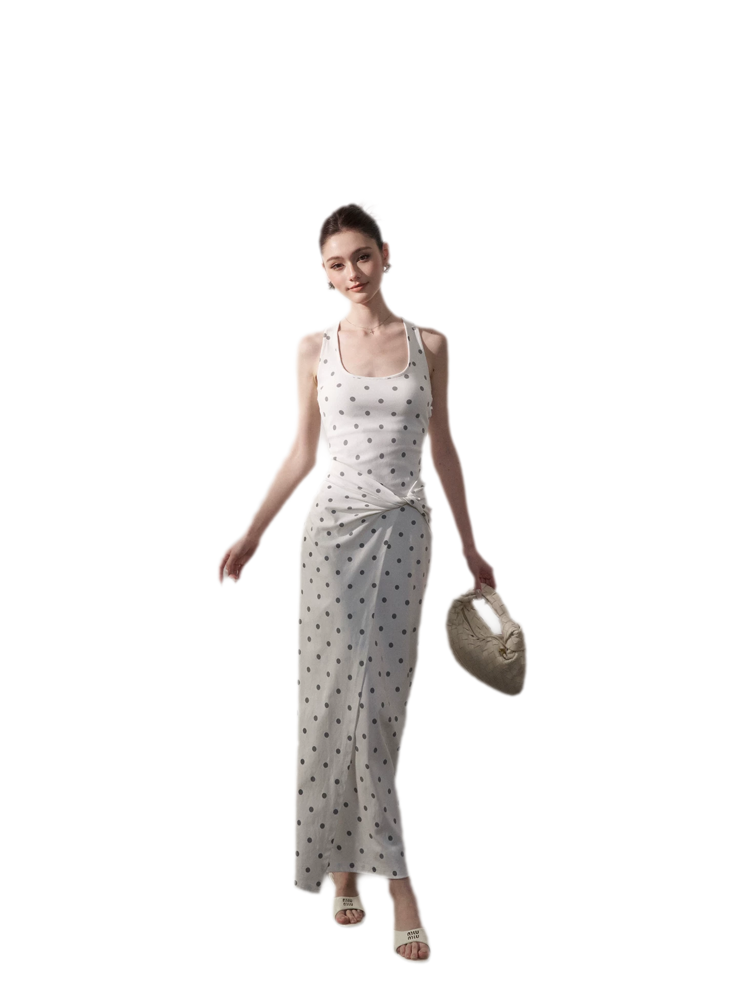 Polka Dot Twist Dress