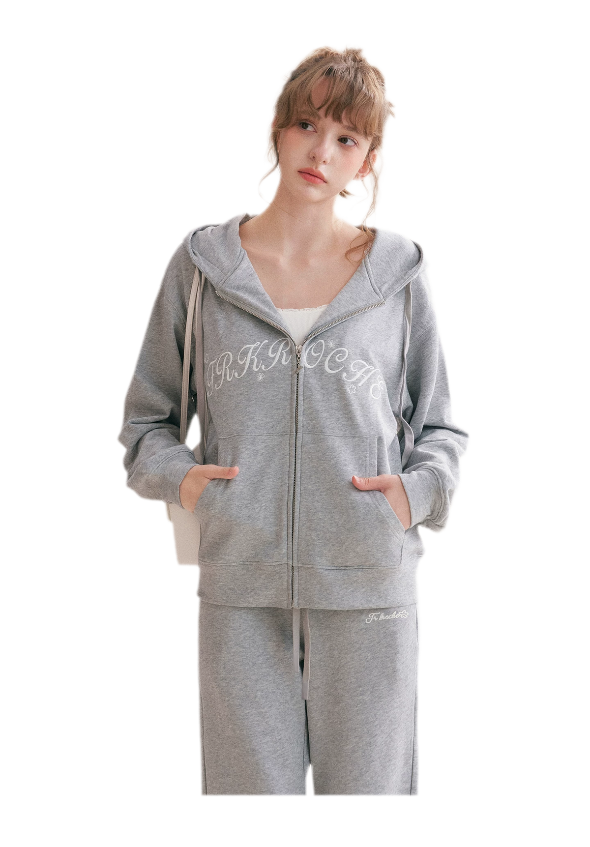 Cotton Hooded Tracksuit Set