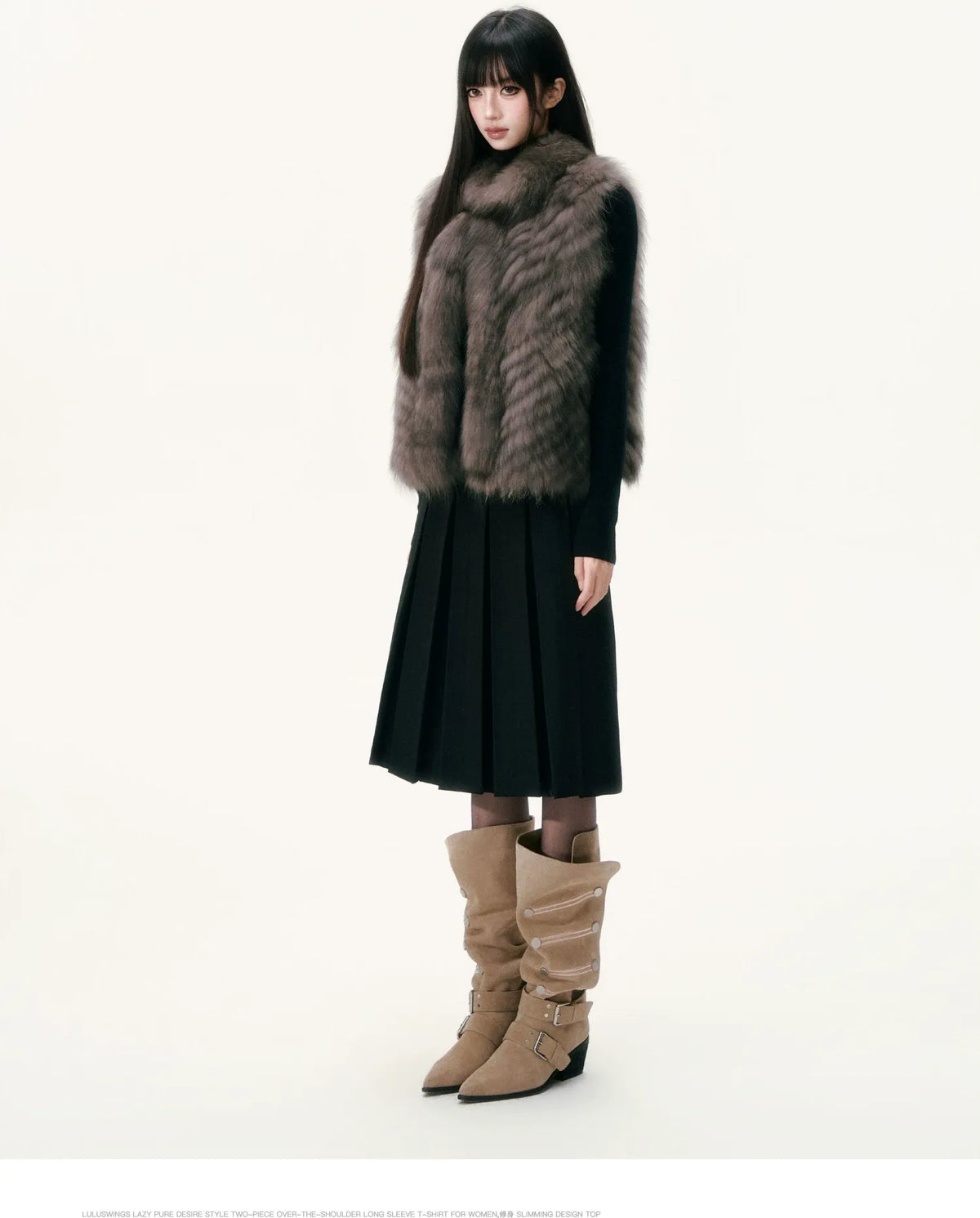 Finnish Fox Fur Vest — 갤러리에서 이미지 15번 불러오기