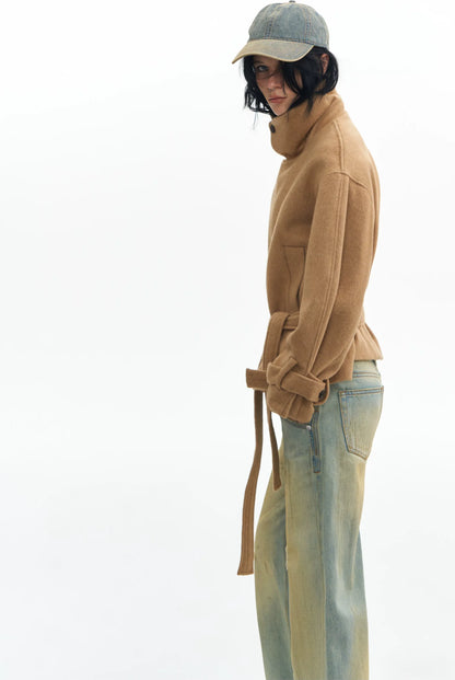 Luxe Belted Wool Coat