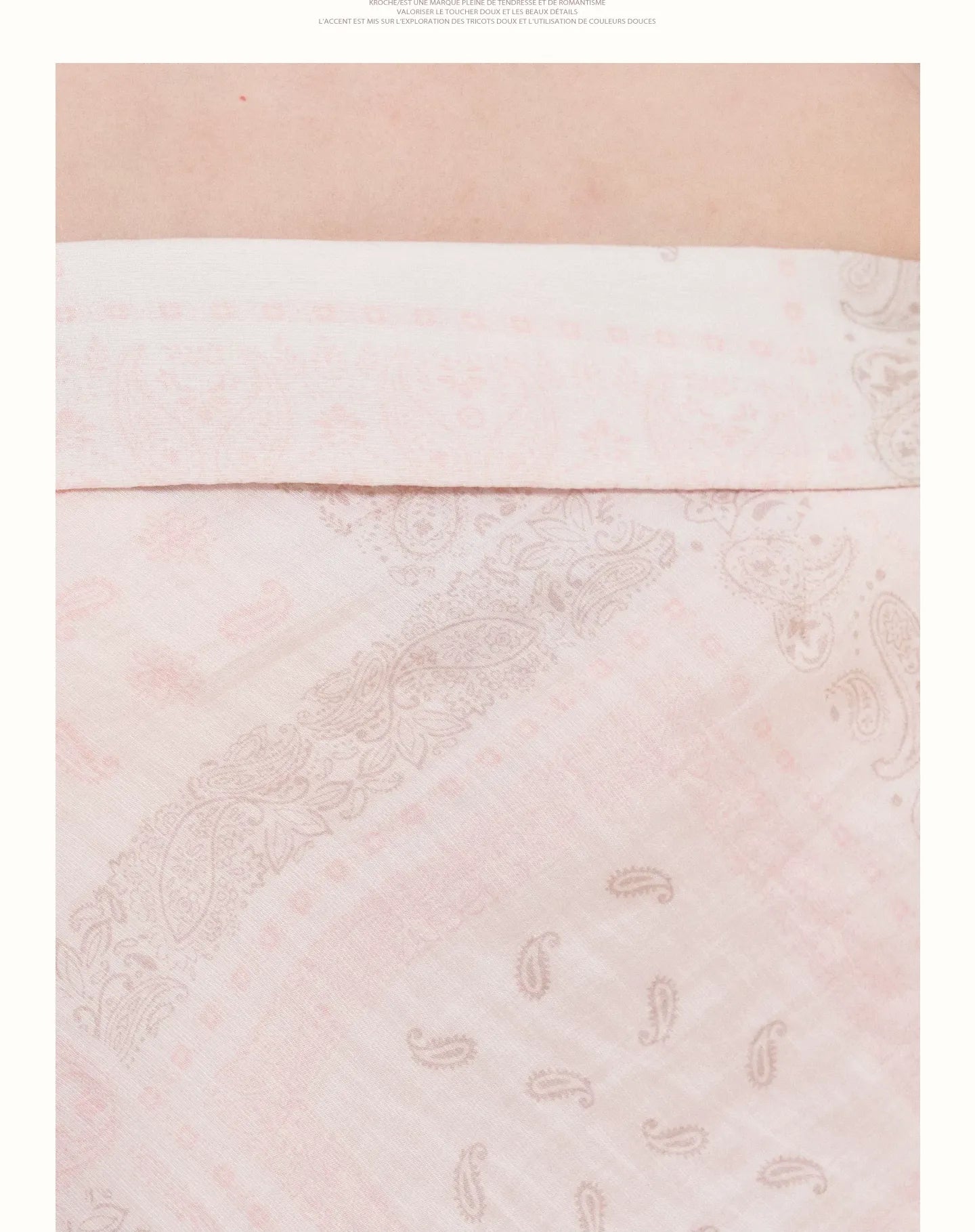 Vintage Print Strapless Top