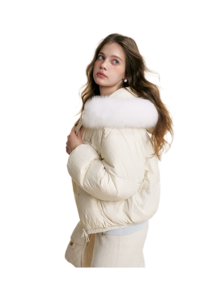 Puffer Hooded Down Jacket