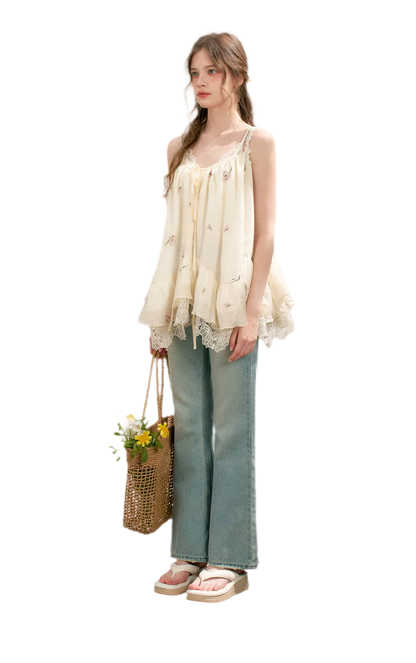 Lace Embroidered Camisole