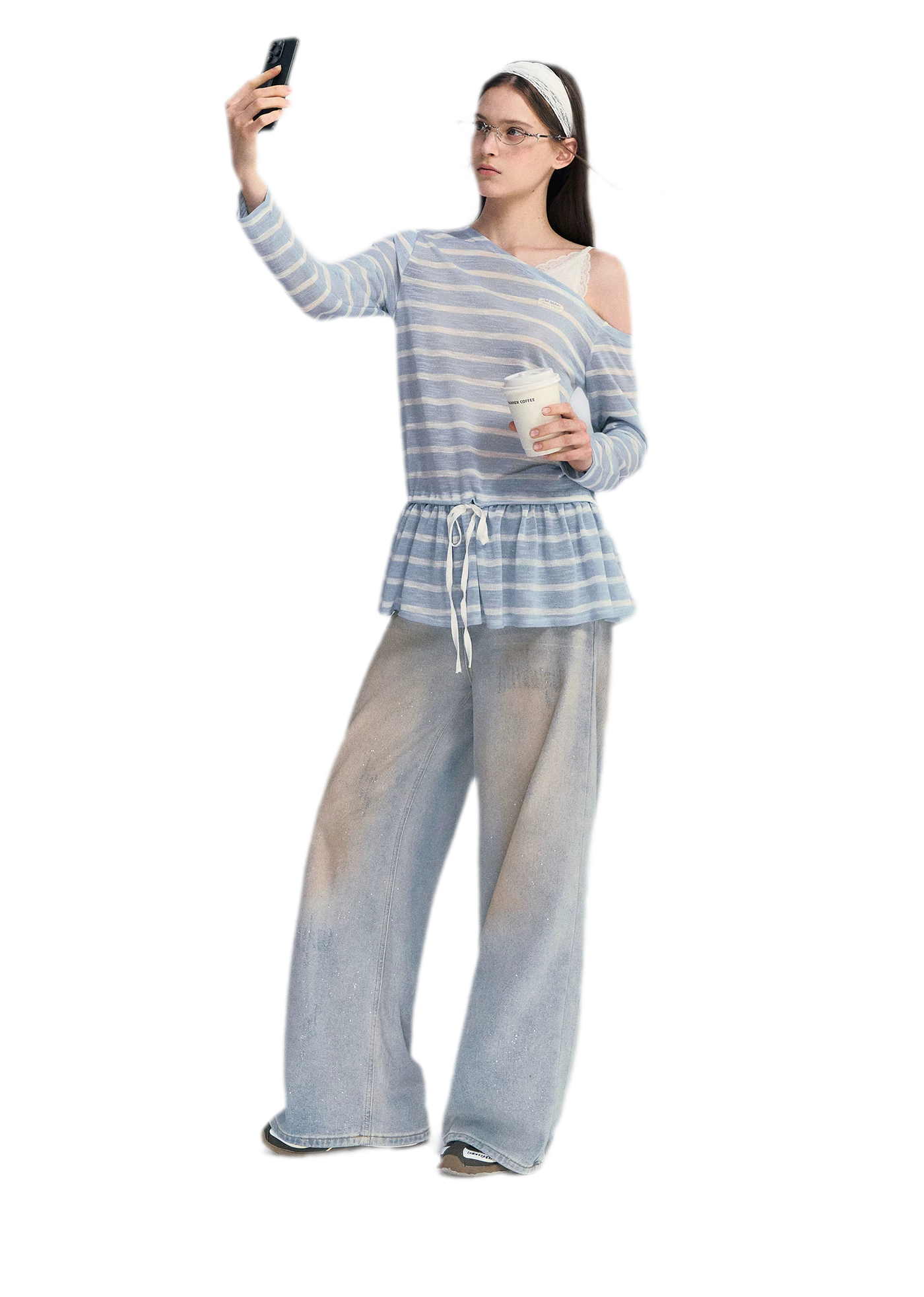 Lace Asymmetric Top