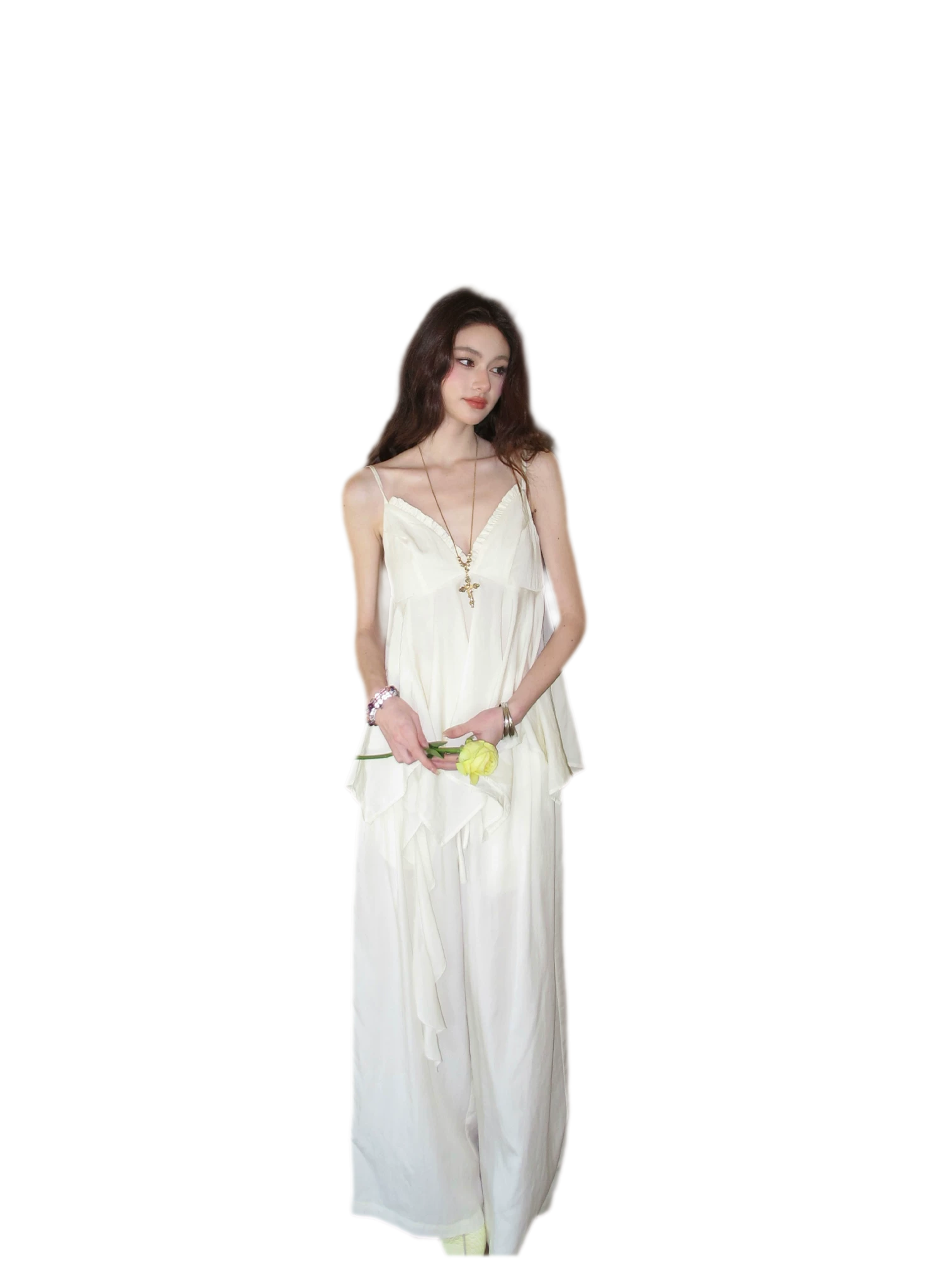 Relaxed V-neck Cami Set