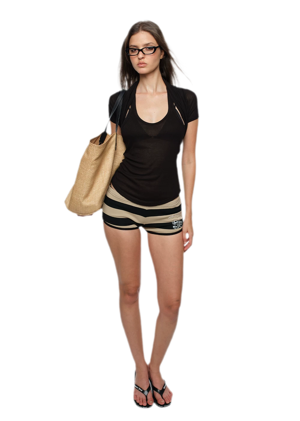 Layered Slim Vest Set