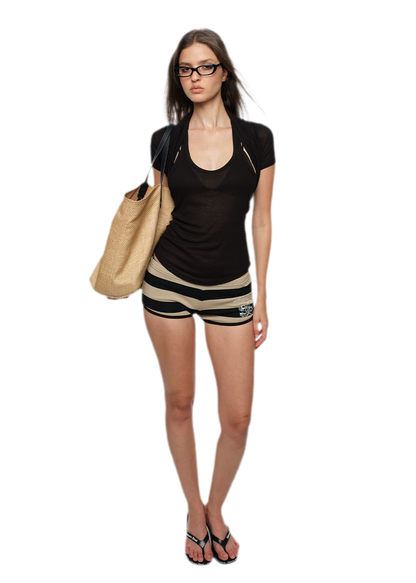 Layered Slim Vest Set