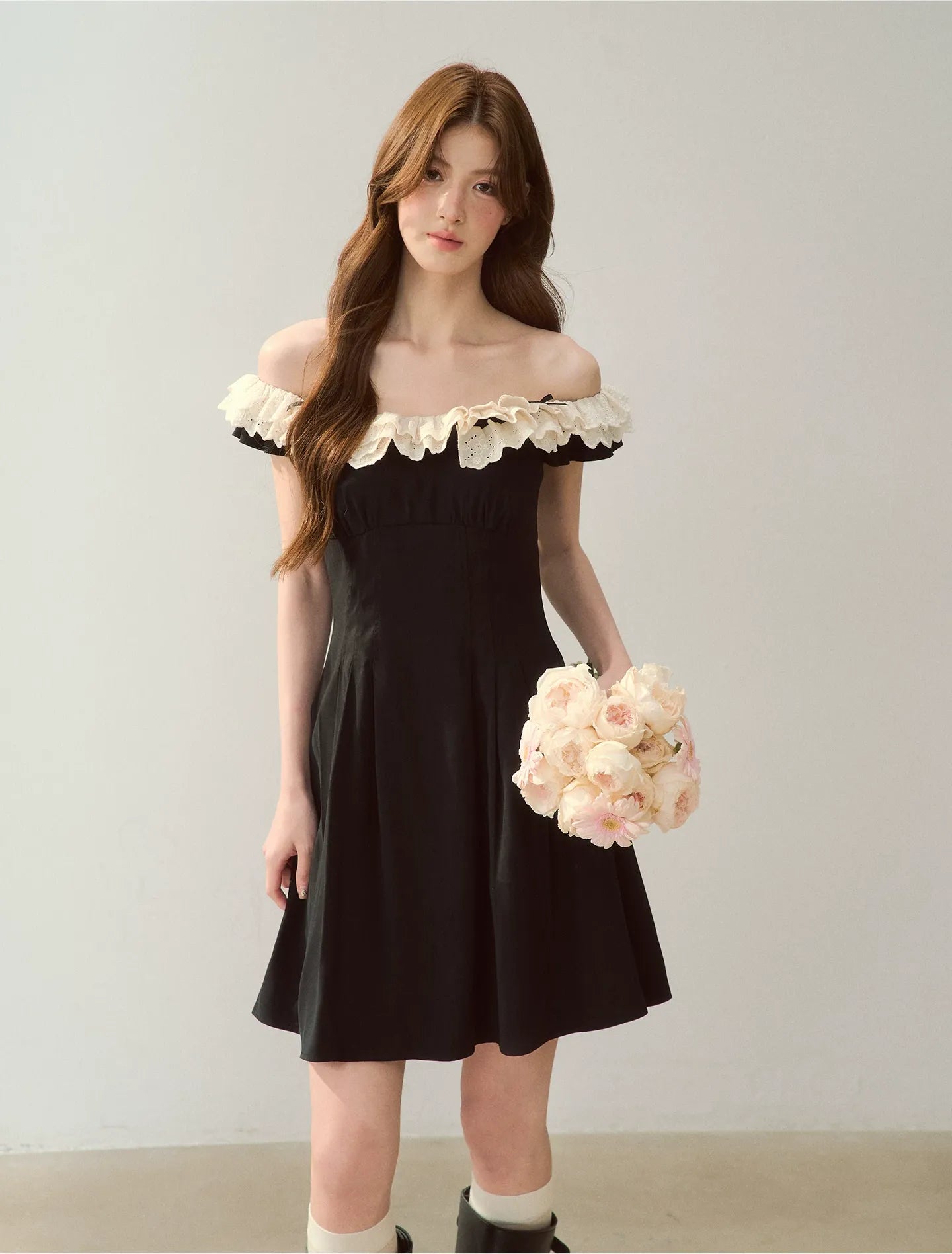 Lace Off-Shoulder Dress