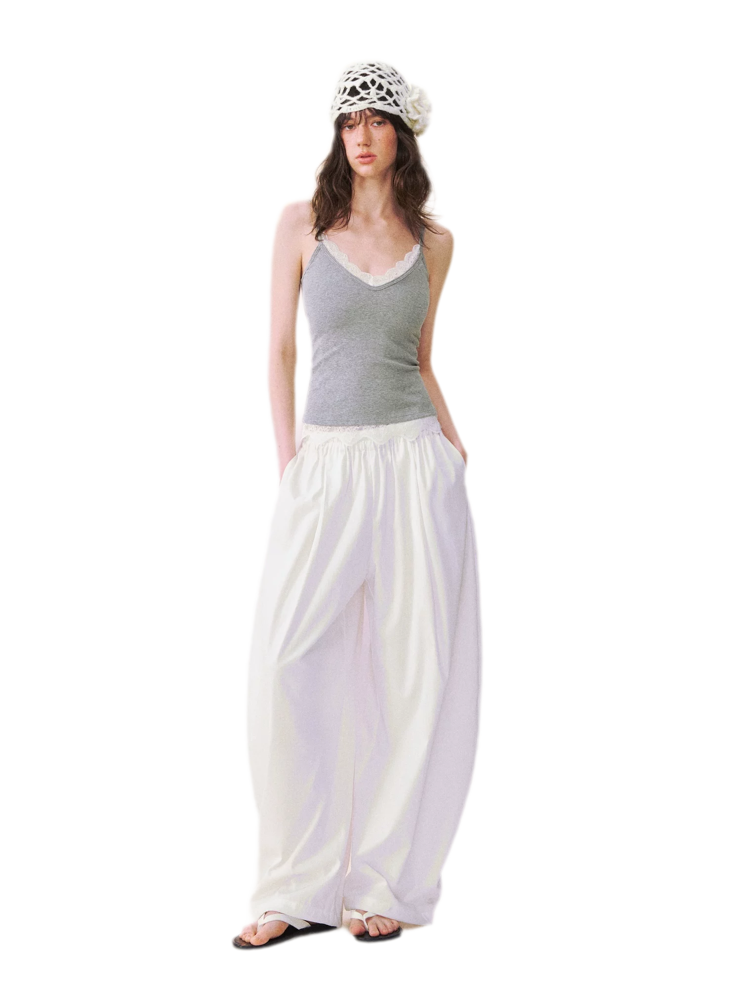Breathable Relaxed Lantern Pants