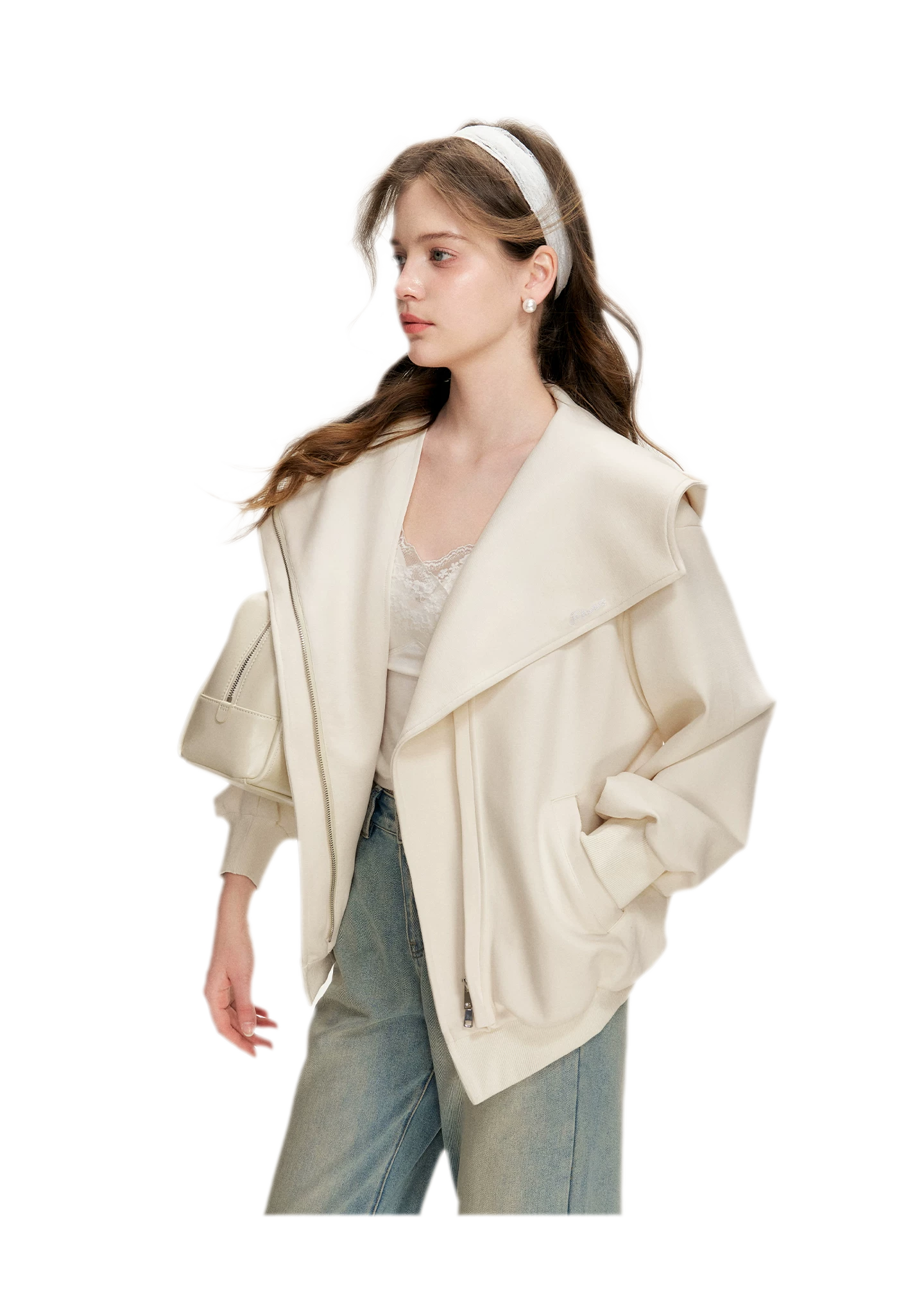Blokette Hooded Zip Hoodie