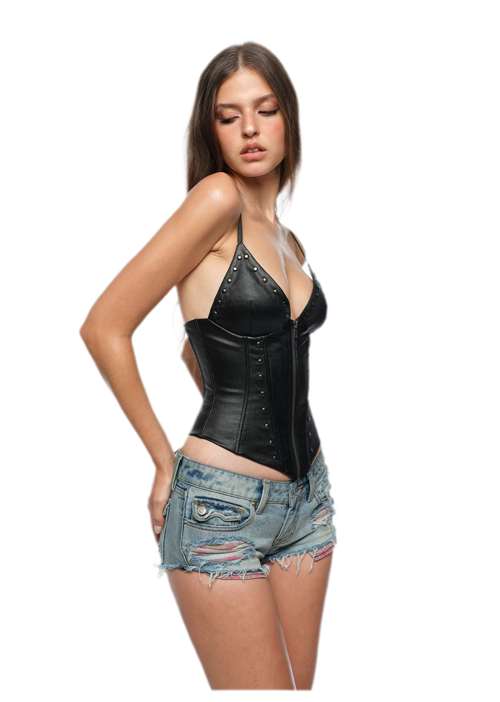 Pocket Patch Denim Shorts