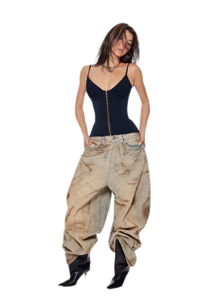 Mesh Corset Crop Bustier