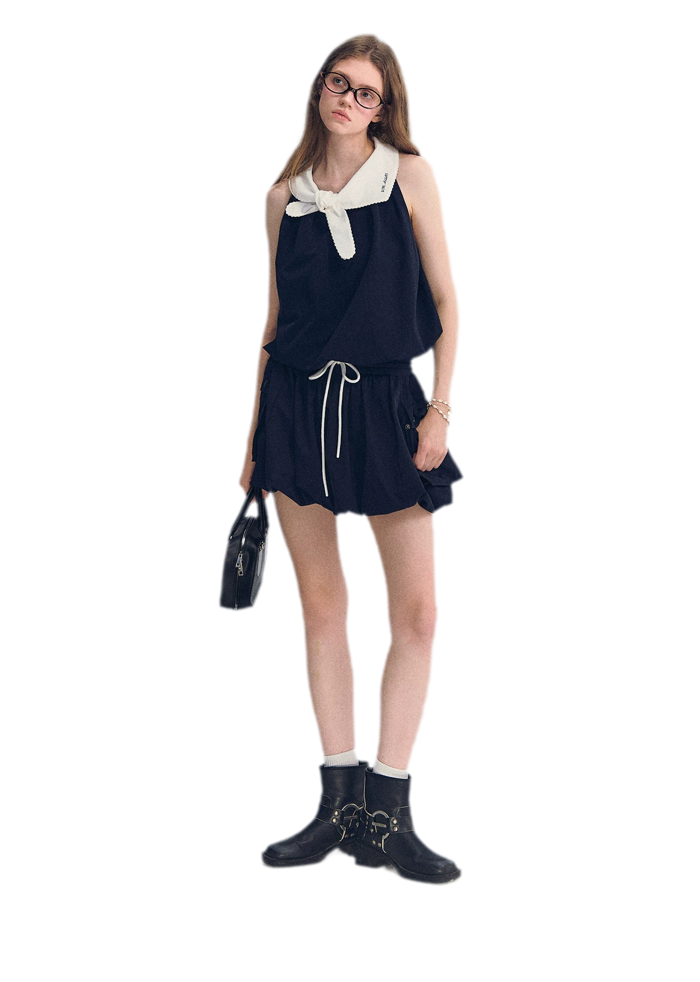 Rabbit Ear Peplum Top