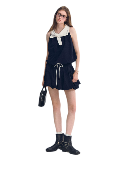 Rabbit Ear Peplum Top