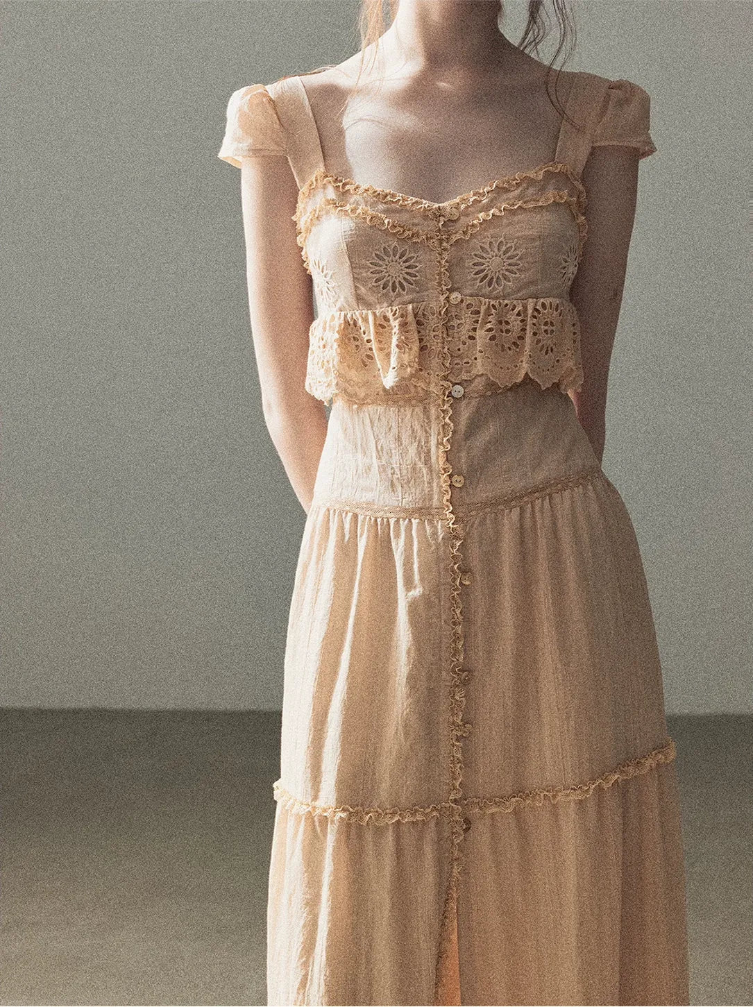 Floral Embroidered Dress