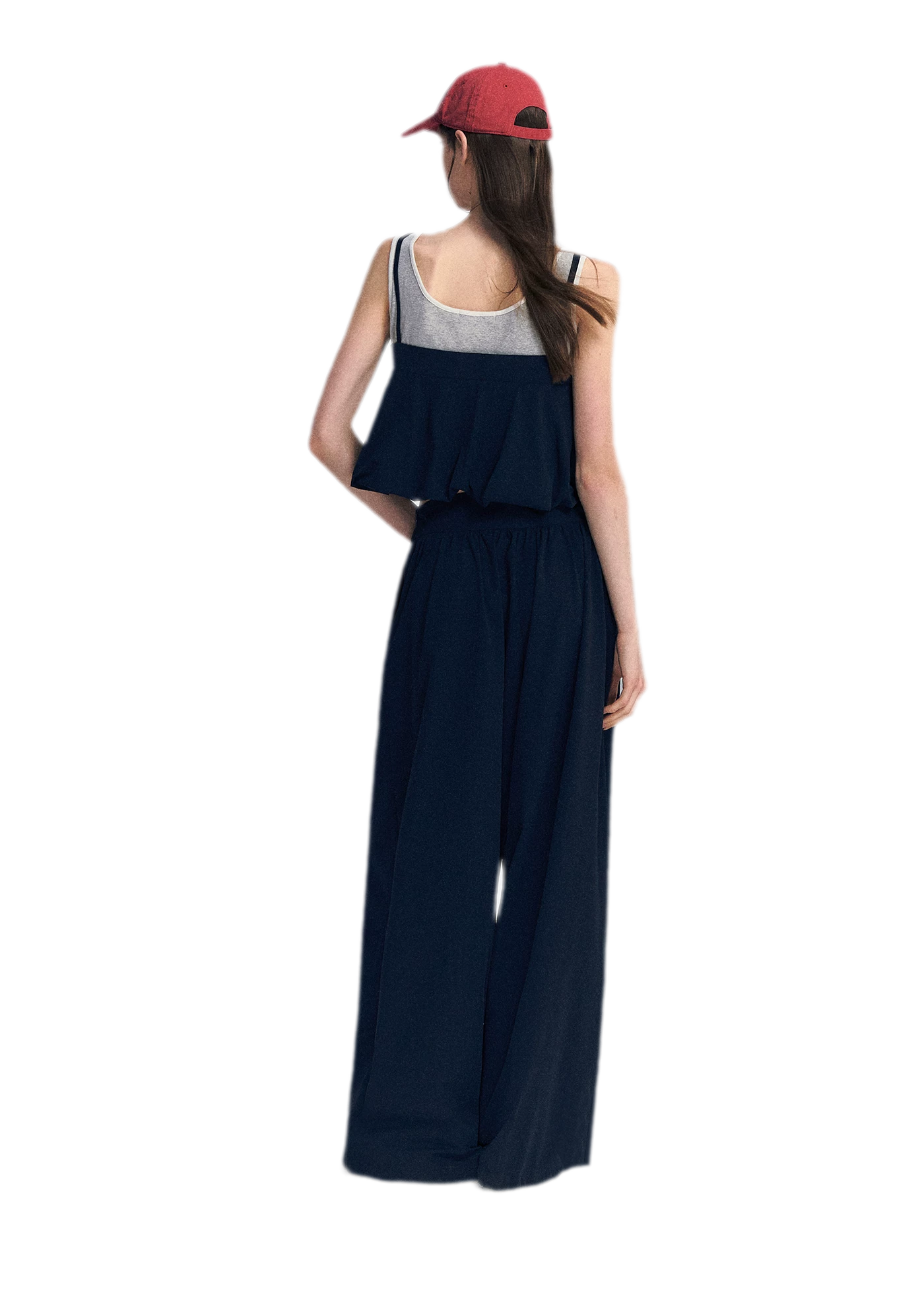 Contrast Faux Layered Set