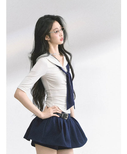 Sailor Collar Shirt