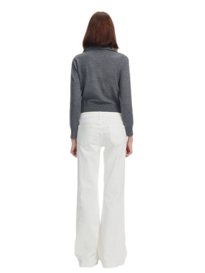 Argyle Waist-Shaped Sweater Set
