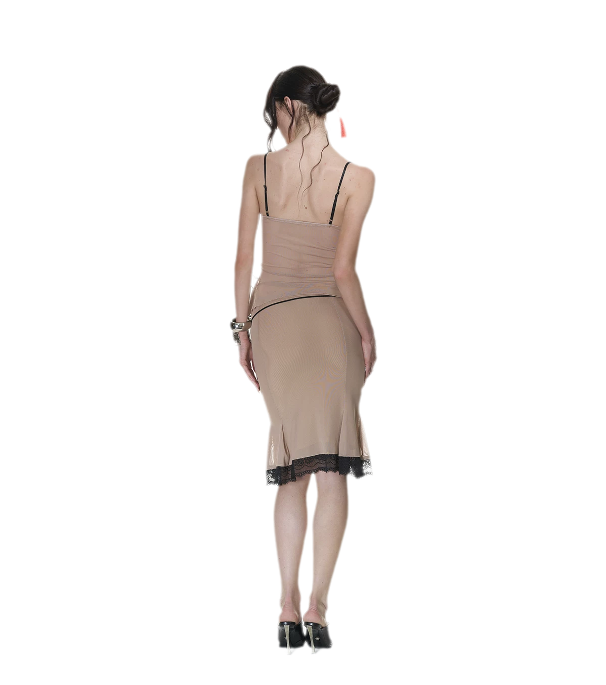 Lace Ruched Mermaid Set