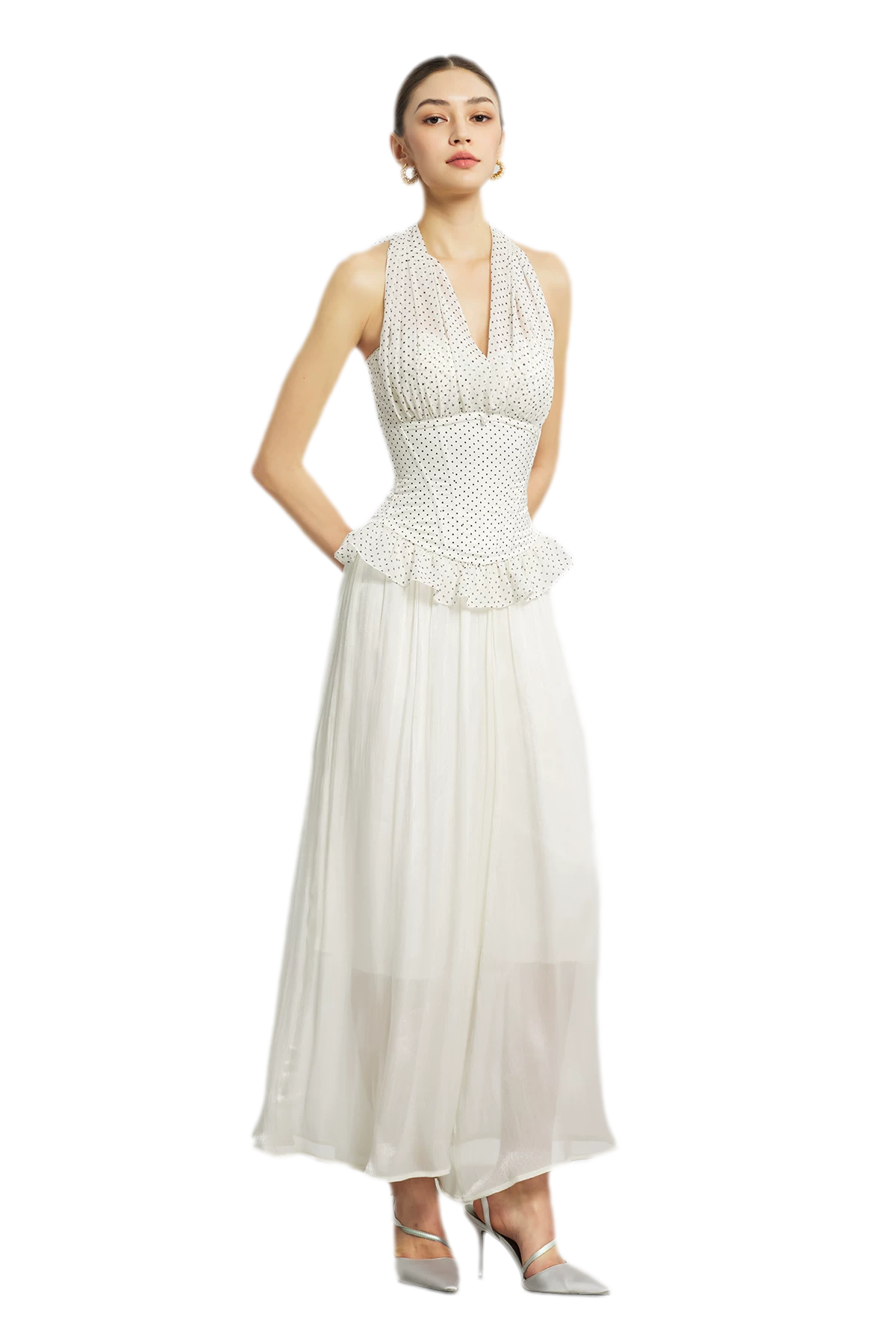 Nanyang Chiffon Halter Bustier