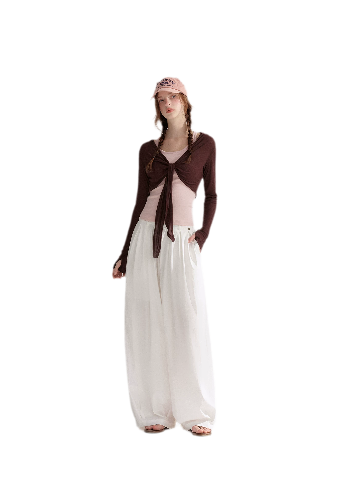 Pleated Balloon Relaxed Pants